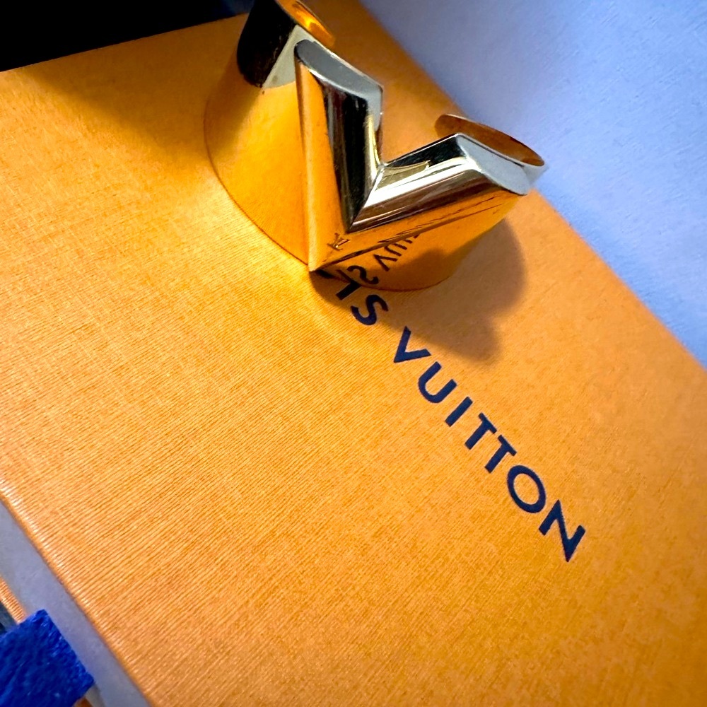 Louis Vuitton Gold Cuff Bracelet - Picture 3 of 3